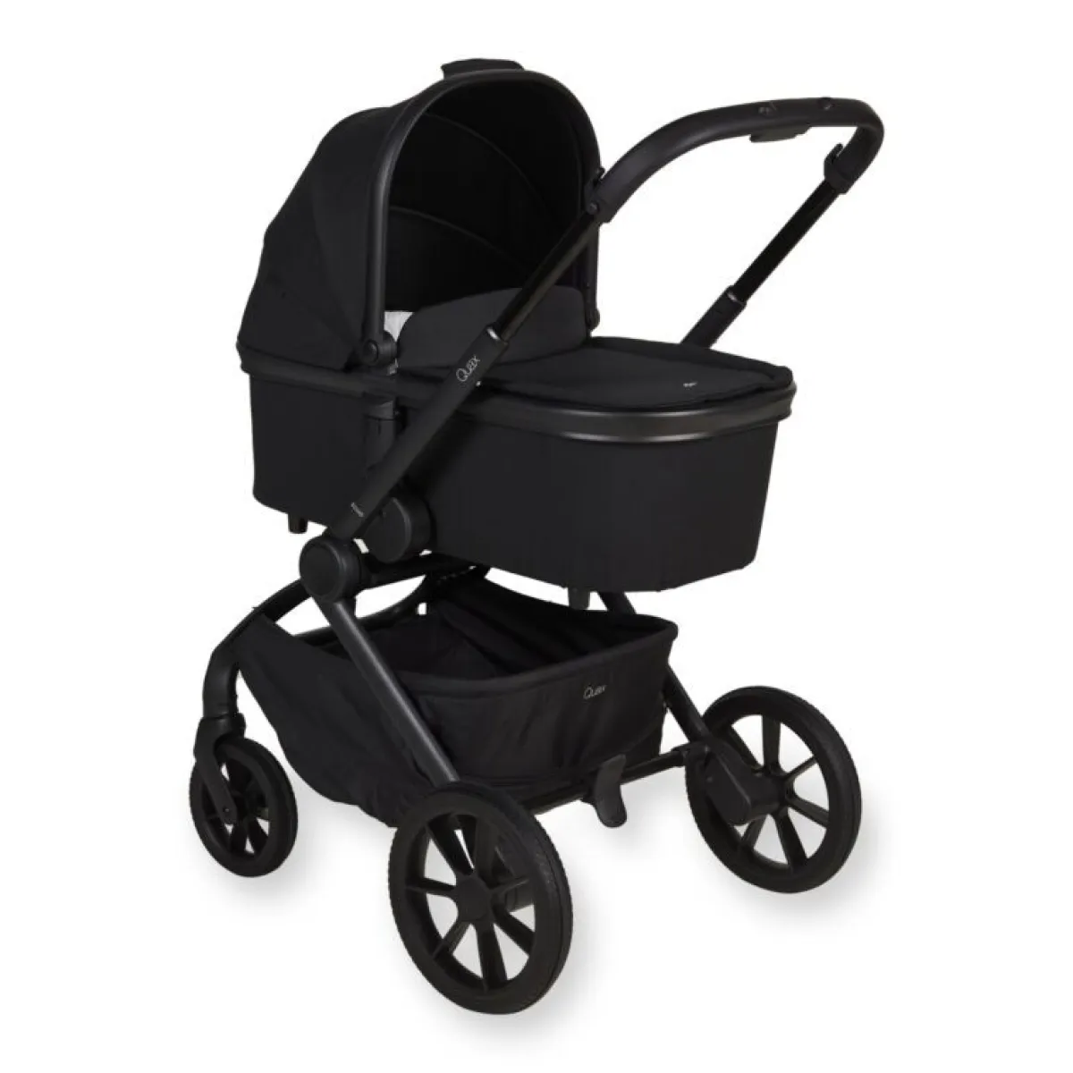 Quax Combi Kinderwagens * Kinderwagen Echo Compleet Black Zwart