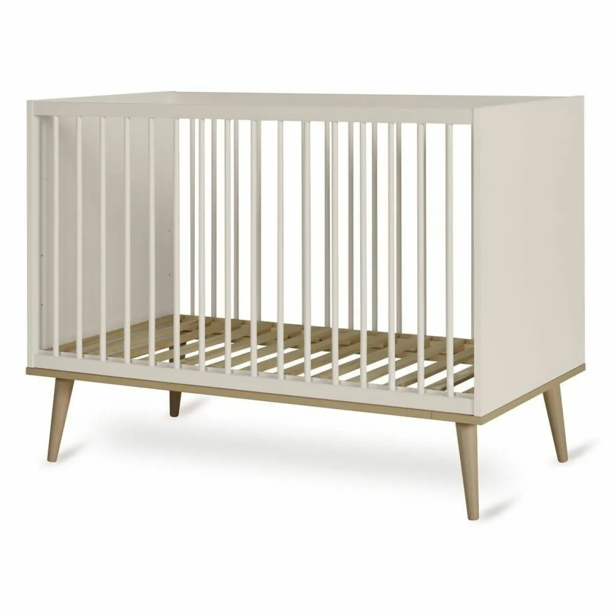 Quax Ledikanten * Ledikant Flow Clay & Oak Beige