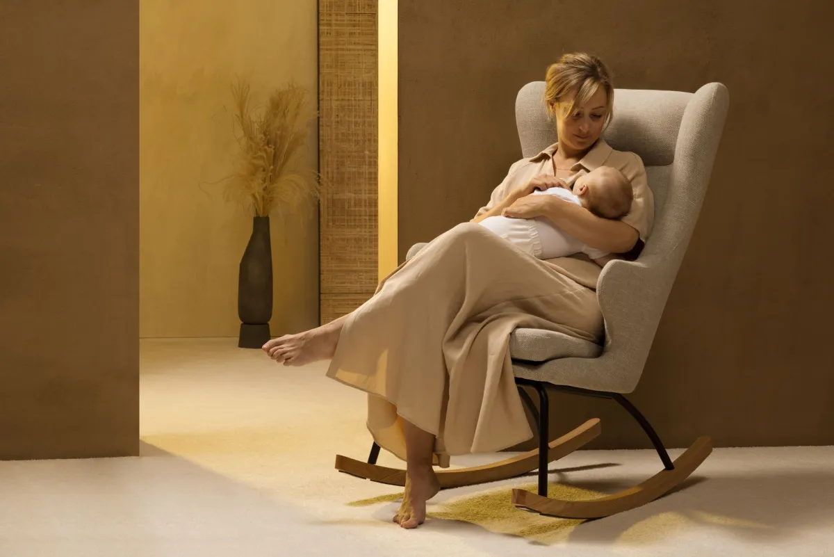 Quax Accessoires * Schommelstoel Deluxe Clay Beige