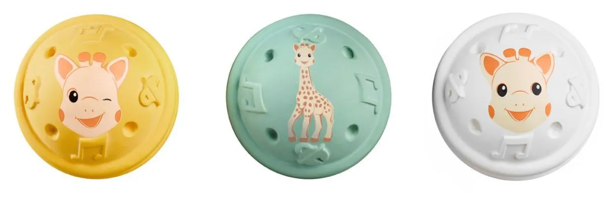 Sophie de Giraf Overig * Muzikale Speelballen - 5-Senses Collectie Multicolor