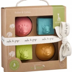 Sophie de Giraf Overig * So'pure Set van 2 Ballen en 2 Blokken
