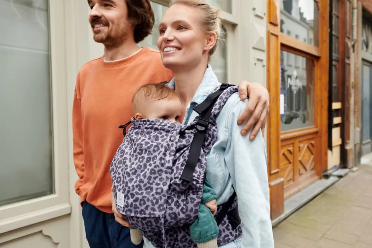 Stokke Stokke * Draagzak Limas Plus Leopard Lilac OCS Paars