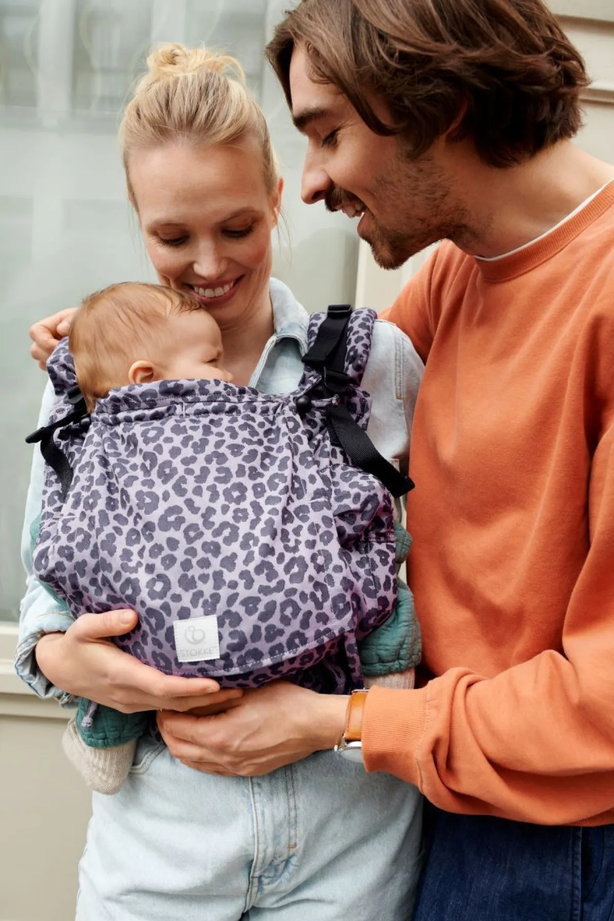 Stokke Stokke * Draagzak Limas Plus Leopard Lilac OCS Paars