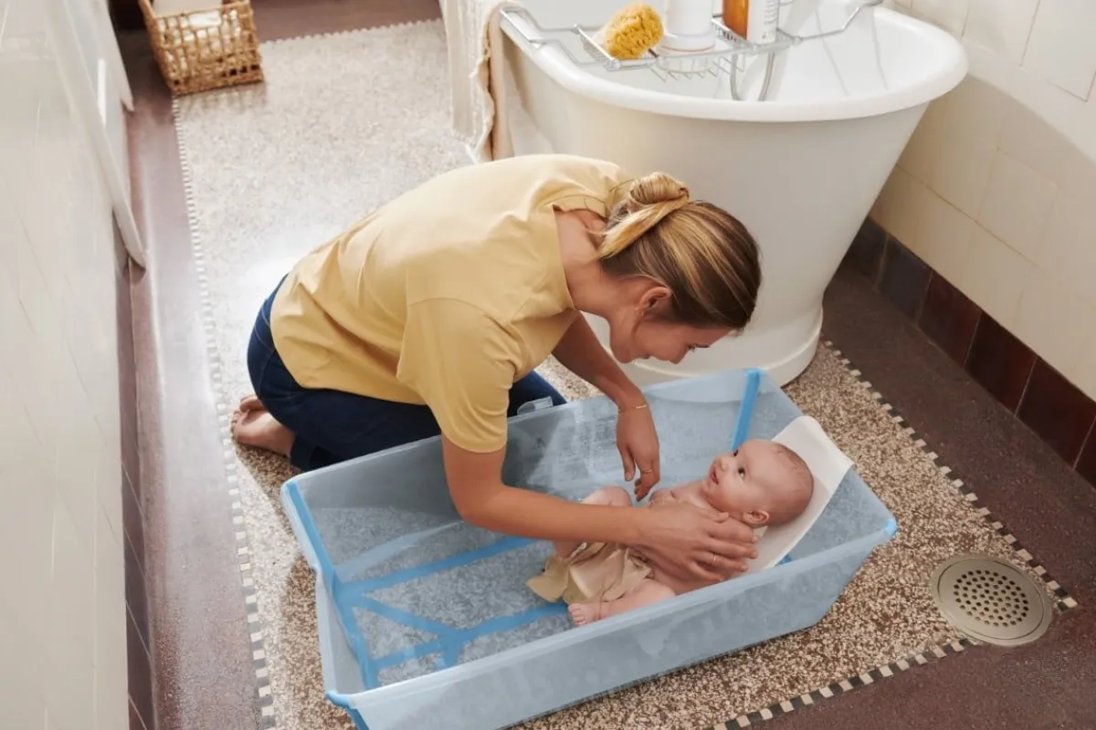 Stokke Badjes * Flexi Bath Ocean Blue Blauw