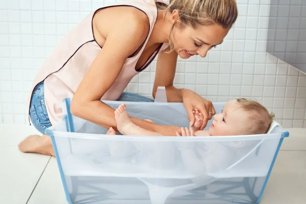 Stokke Badjes * Flexi Bath Ocean Blue Blauw
