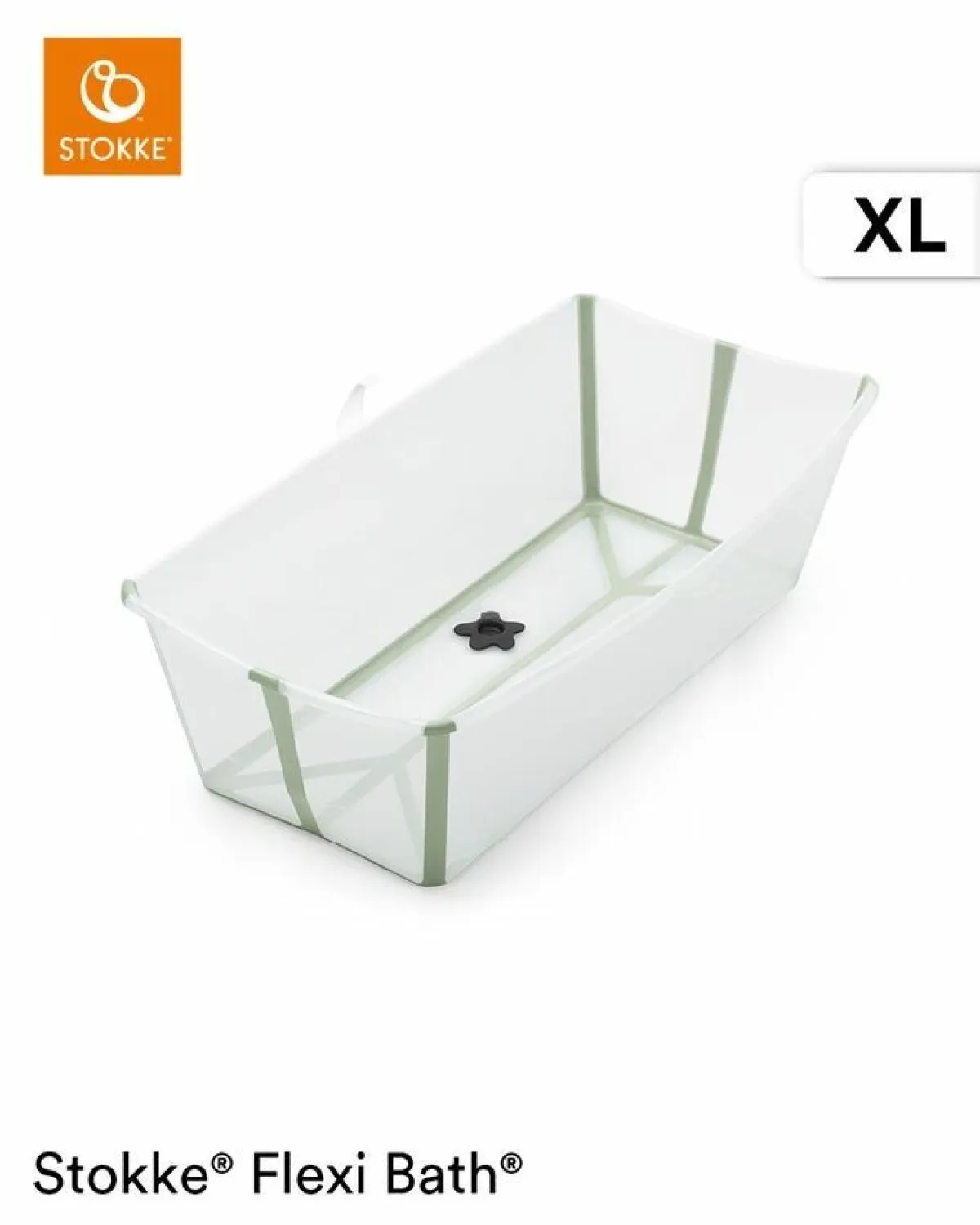 Stokke Badjes * Flexi Bath X-Large Green Transparant