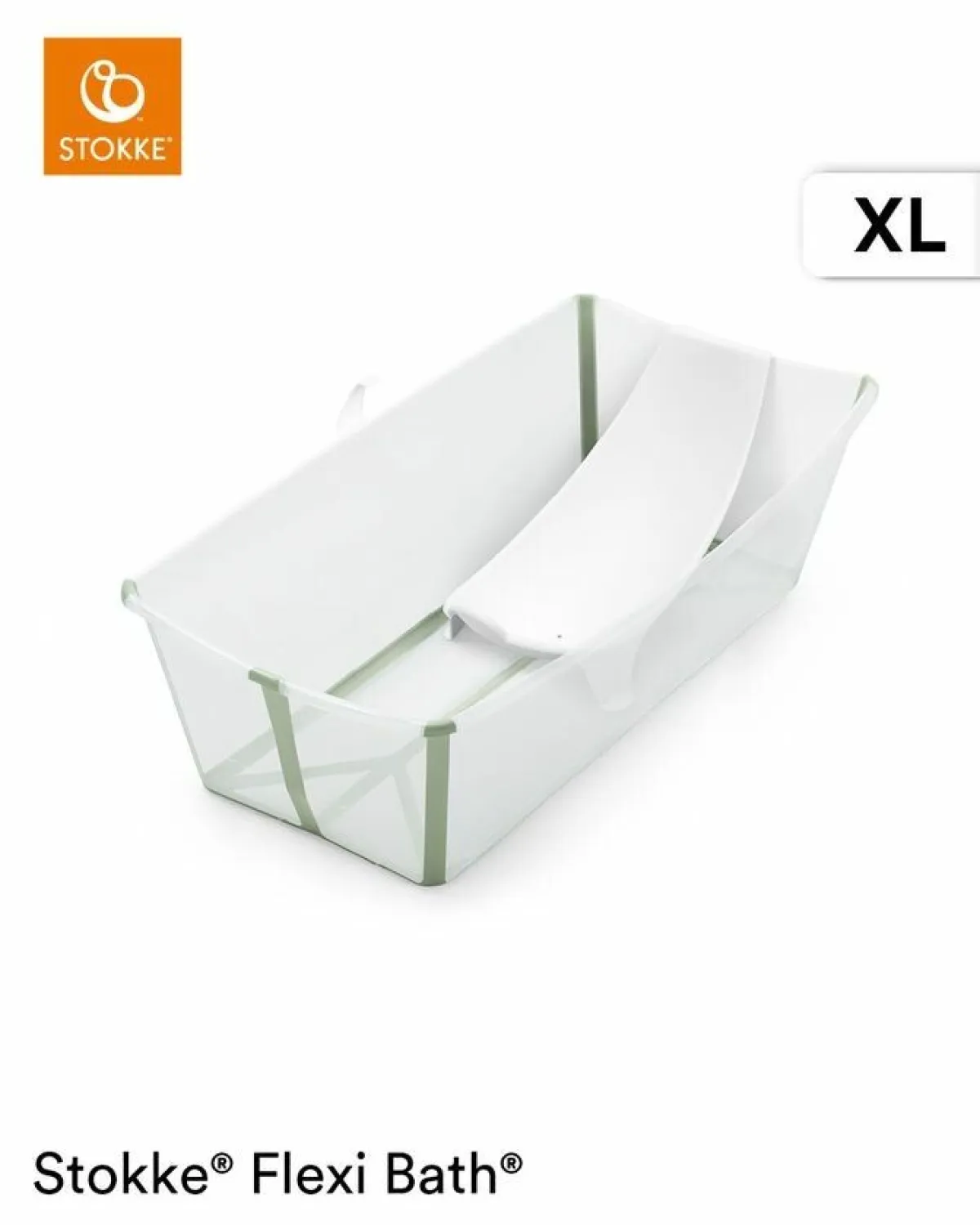 Stokke Badjes * Flexi Bath X-Large Green Transparant