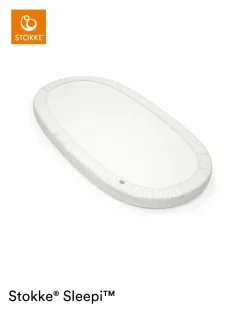 Stokke Bedtextiel * Sleepi Bed Hoeslaken V3 Fans Grey Grijs