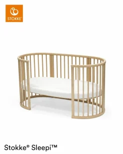 Stokke Bedtextiel * Sleepi Bed Hoeslaken V3 Fans Grey Grijs