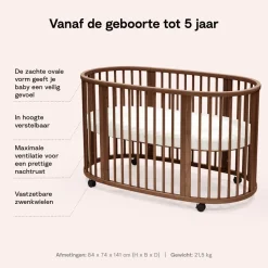 Stokke Ledikanten * Sleepi Bed V3 Warm Brown Bruin