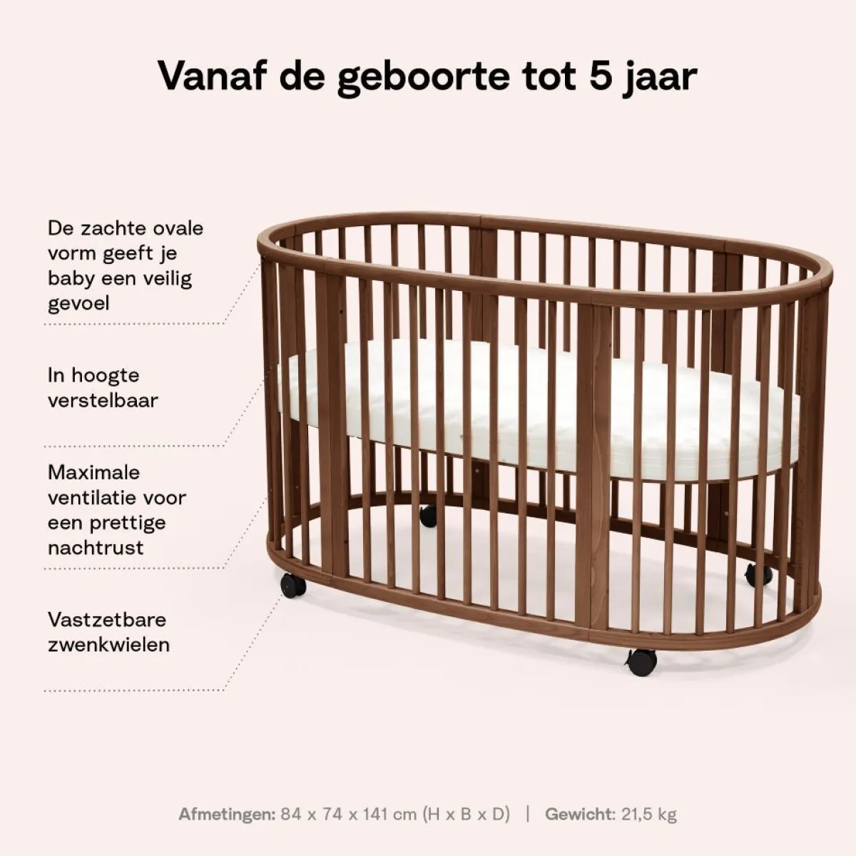 Stokke Ledikanten * Sleepi Bed V3 Warm Brown Bruin