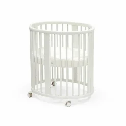 Stokke Wiegen En Co-Sleepers * Sleepi Mini Bed Bundel V3 White – Van wieg tot ledikant met uitbreidingsset en matrassen Wit
