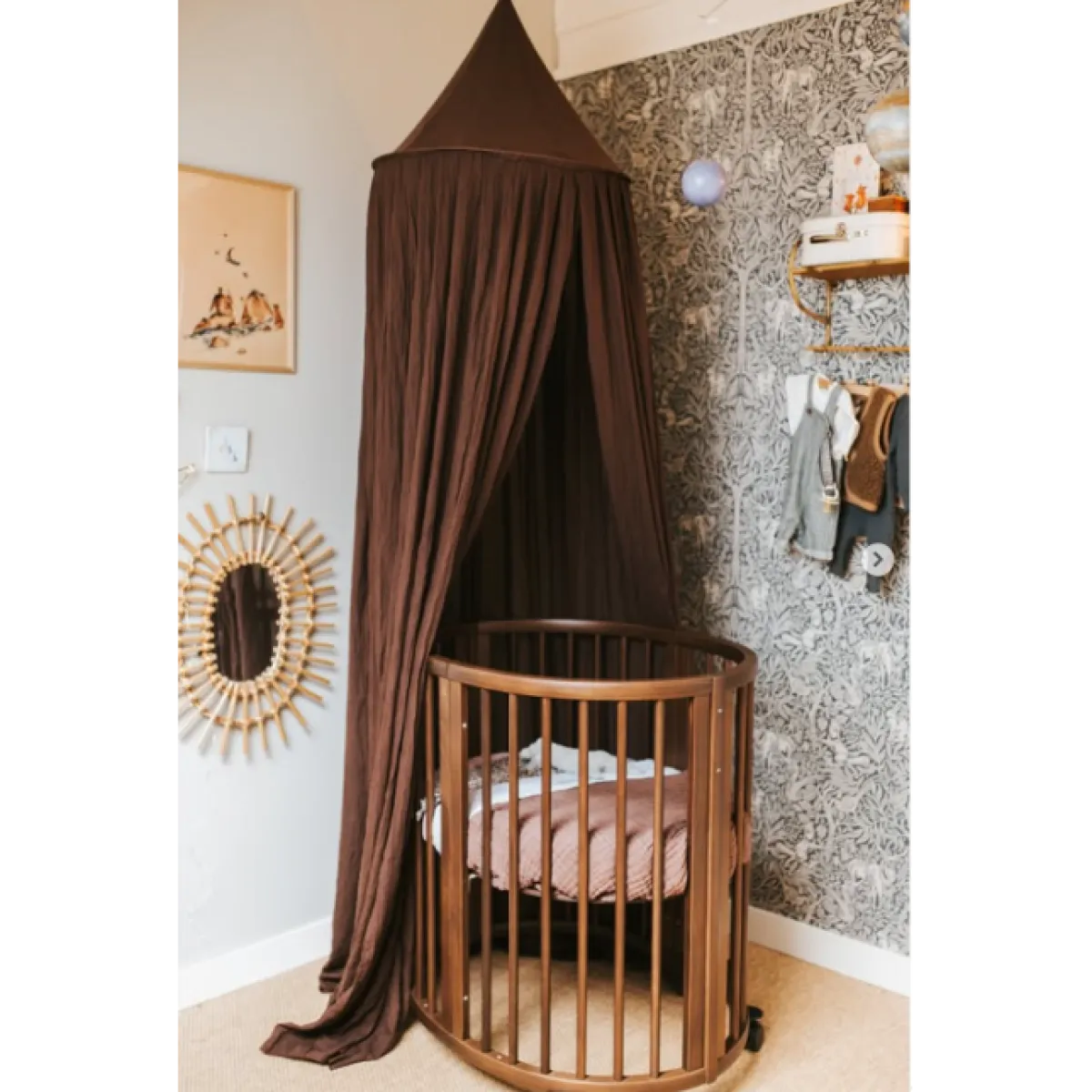 Stokke Wiegen En Co-Sleepers * Sleepi Mini Bed V3 Warm Brown Incl. Mini Matras Bruin
