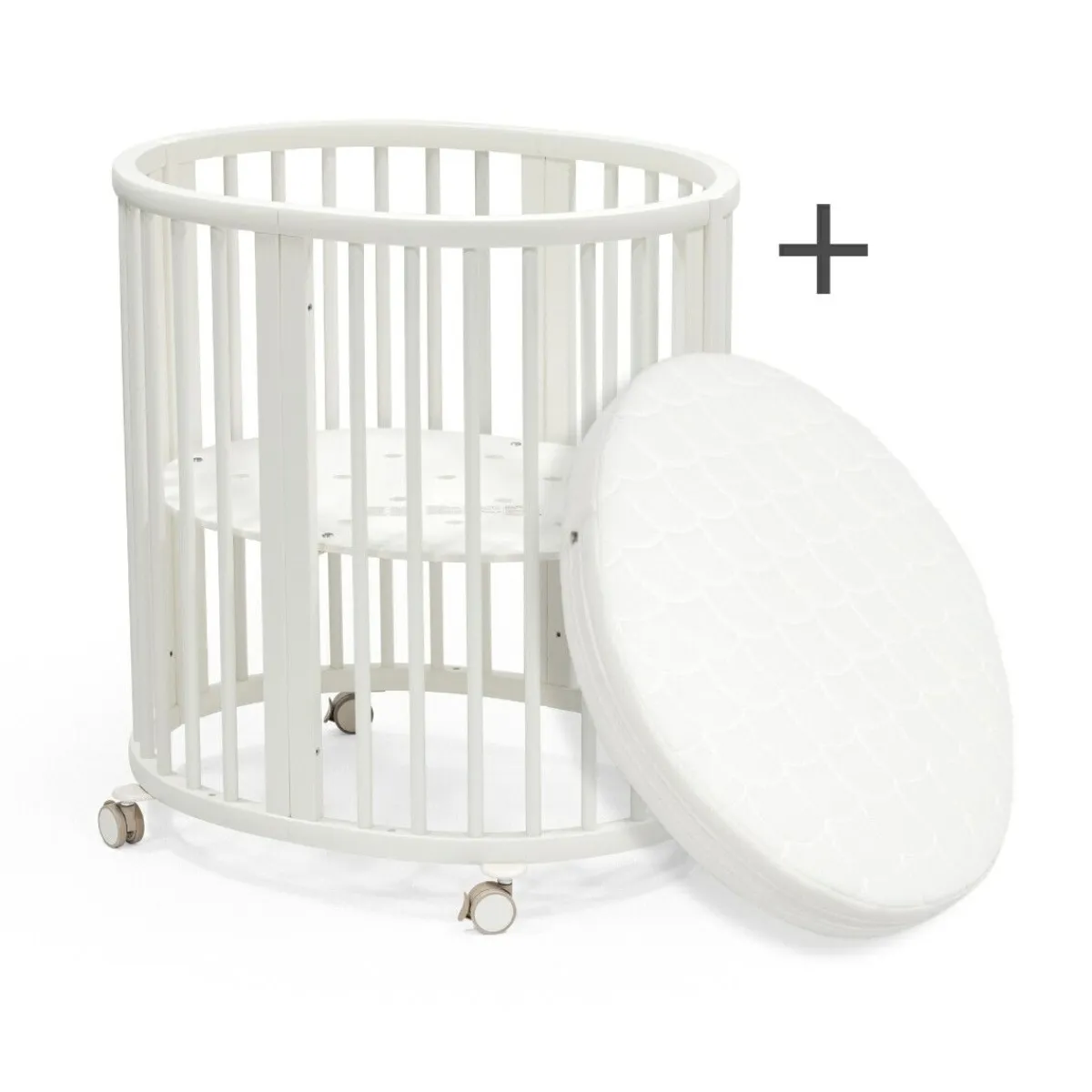 Stokke Wiegen En Co-Sleepers * Sleepi Mini Bed V3 White Incl. Mini Matras Wit