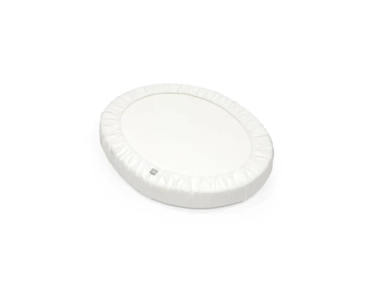 Stokke Bedtextiel * Sleepi Mini Hoeslaken V3 White OCS Wit