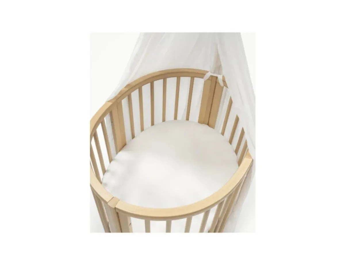 Stokke Bedtextiel * Sleepi Mini Hoeslaken V3 White OCS Wit