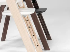 Stokke Meegroeistoelen * Steps Stoel Complete Set met Babyset en Tray – Black/Warm Brown Bruin