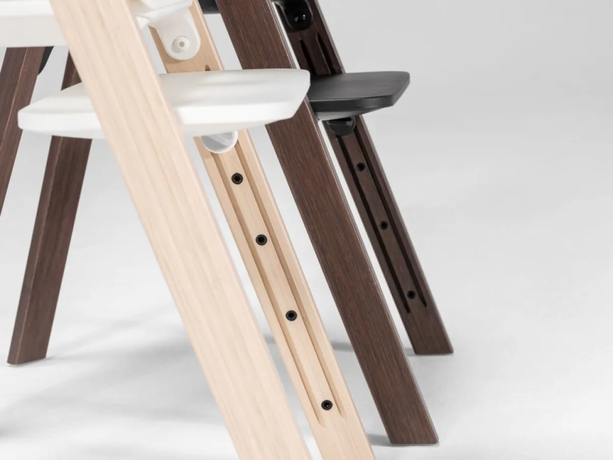 Stokke Meegroeistoelen * Steps Stoel Complete Set met Babyset en Tray – White/Natural Naturel