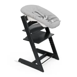 Stokke Meegroeistoelen * Tripp Trapp Black + Newborn Set Zwart