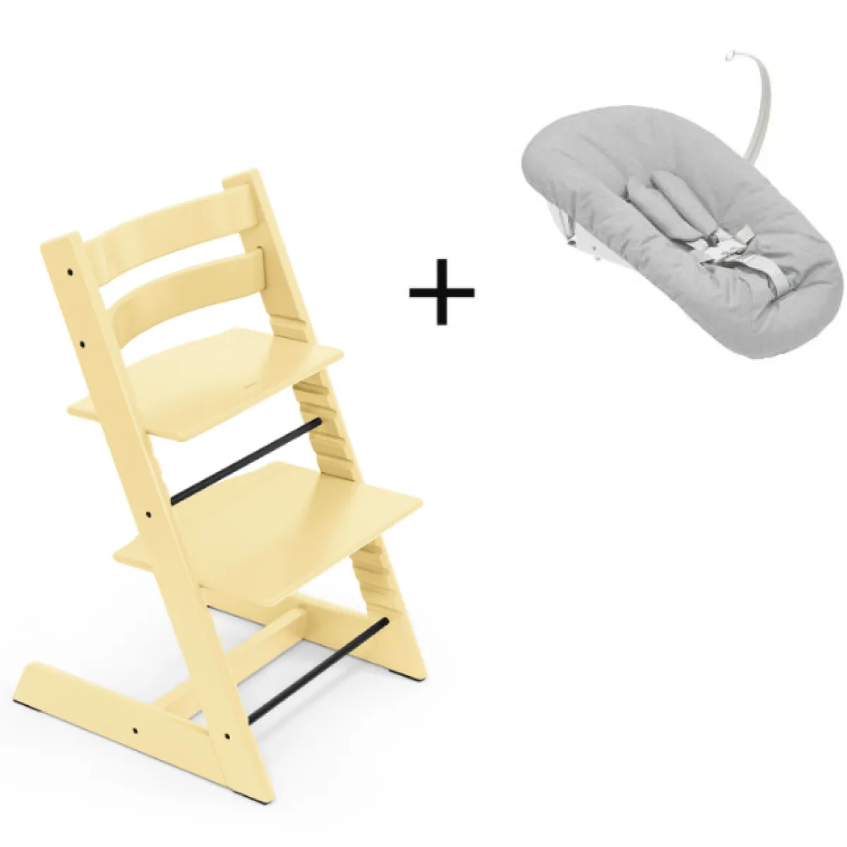 Stokke Meegroeistoelen * Tripp Trapp Lemon Yellow + Newborn Set Geel
