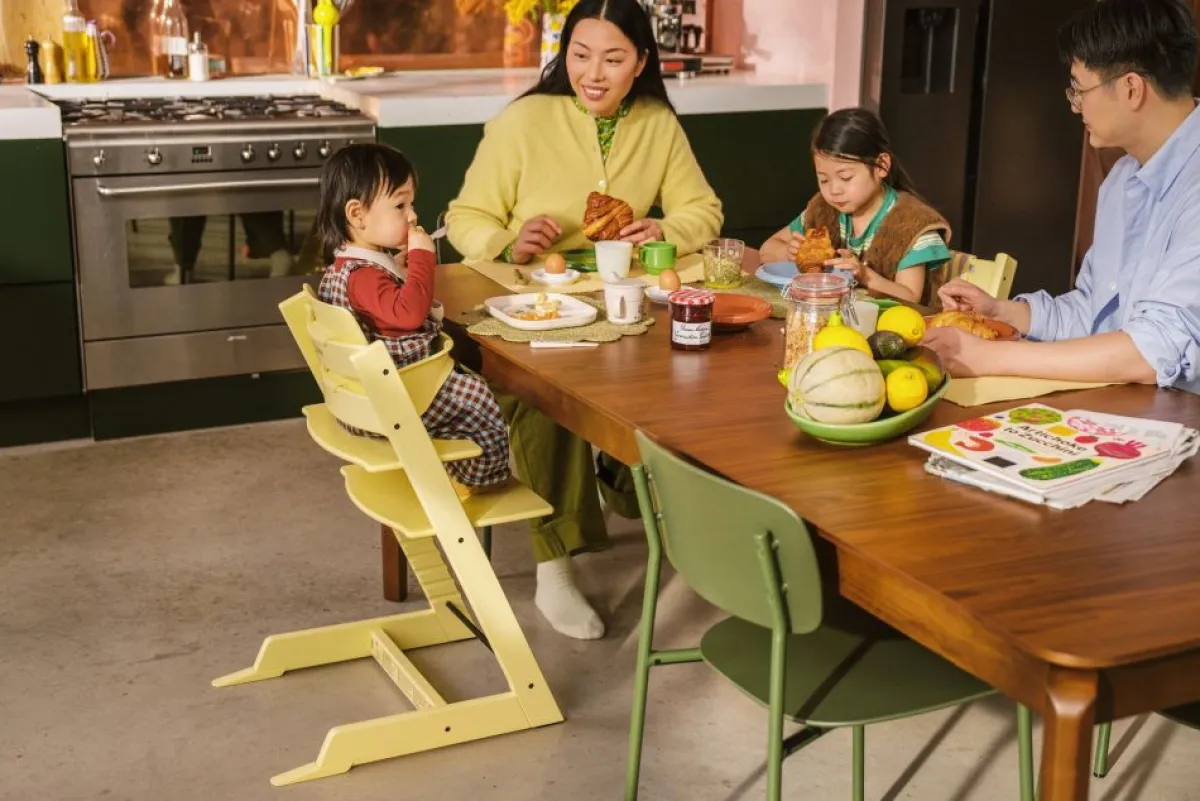 Stokke Meegroeistoelen * Tripp Trapp Lemon Yellow Incl. BabySet² Geel