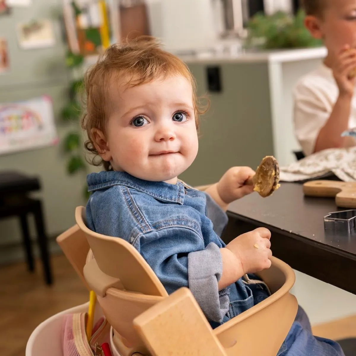 Stokke Meegroeistoelen * Tripp Trapp Natural Incl. BabySet² Naturel