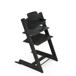 Stokke Meegroeistoelen * Tripp Trapp Oak Black Incl. BabySet² Black Zwart