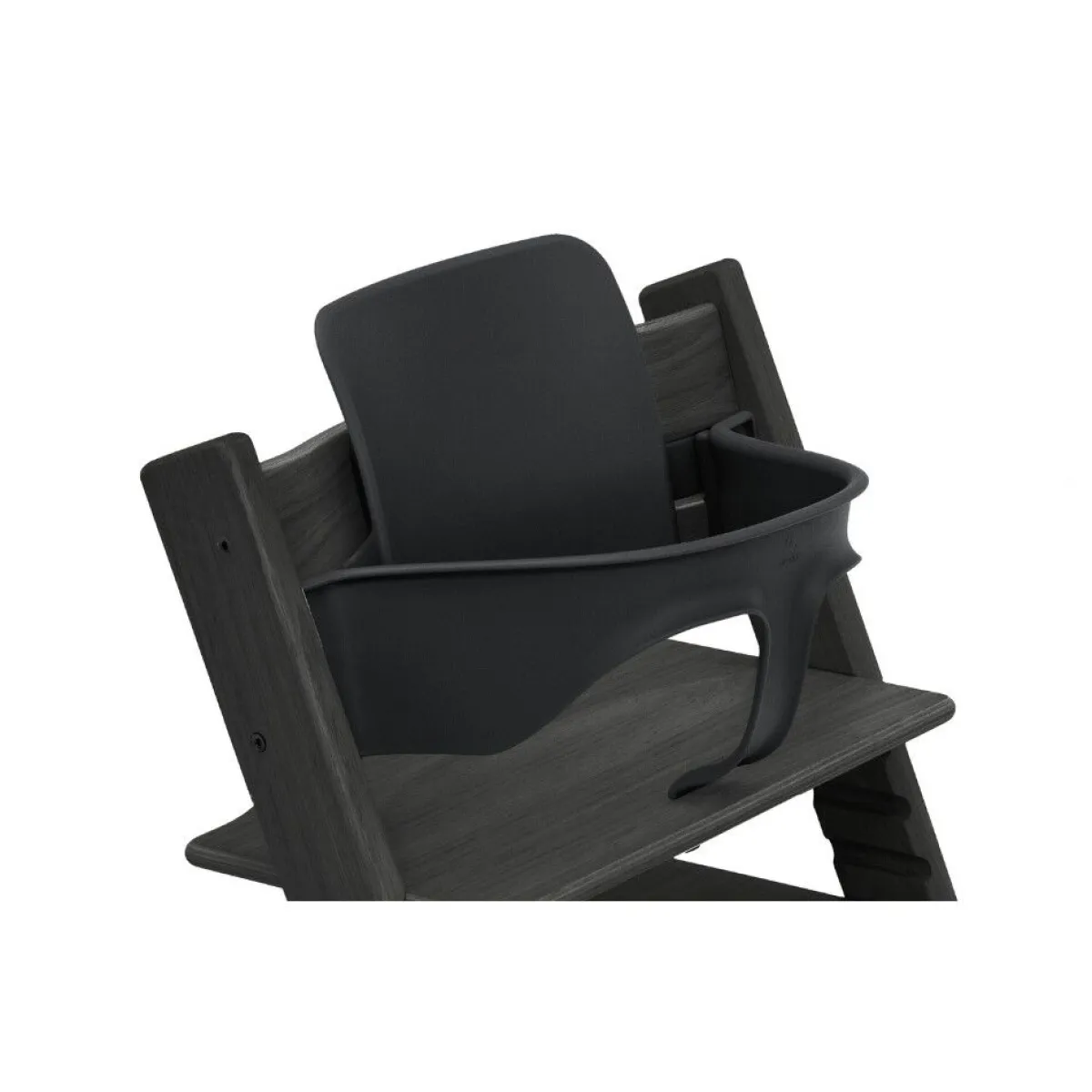 Stokke Meegroeistoelen * Tripp Trapp Oak Black Incl. BabySet² Black Zwart