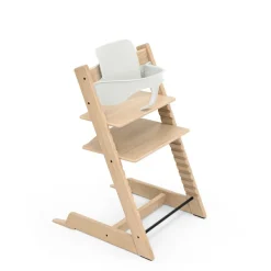 Stokke Meegroeistoelen * Tripp Trapp Oak Natural Incl. BabySet² White Naturel