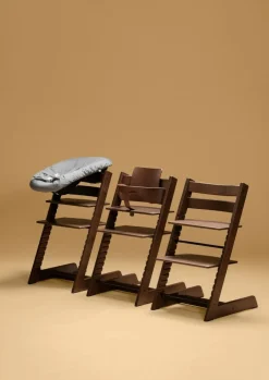 Stokke Meegroeistoelen * Tripp Trapp Oak Warm Brown + Newborn Set Anthracite Bruin