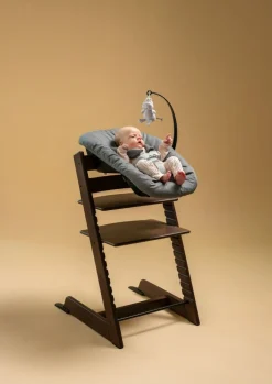 Stokke Meegroeistoelen * Tripp Trapp Oak Warm Brown + Newborn Set Anthracite Bruin
