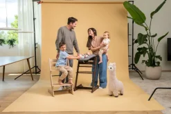 Stokke Meegroeistoelen * Tripp Trapp Oak Warm Brown + Newborn Set Anthracite Bruin