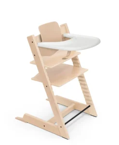 Stokke Meegroeistoelen * Tripp Trapp Stoel Bundel met BabySet² en Tray - Natural Naturel