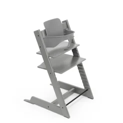 Stokke Meegroeistoelen * Tripp Trapp Stoel Bundel met BabySet² - Storm Grey Grijs