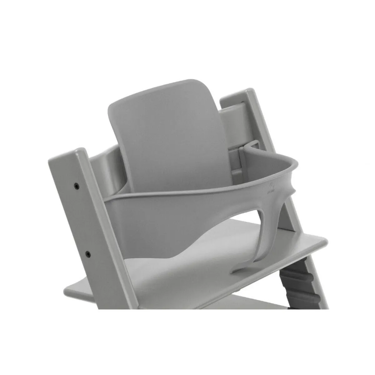 Stokke Meegroeistoelen * Tripp Trapp Stoel Bundel met BabySet² - Storm Grey Grijs