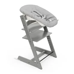 Stokke Meegroeistoelen * Tripp Trapp Storm Grey + Newborn Set Grijs