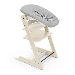 Stokke Meegroeistoelen * Tripp Trapp Vanilla White + Newborn Set Wit
