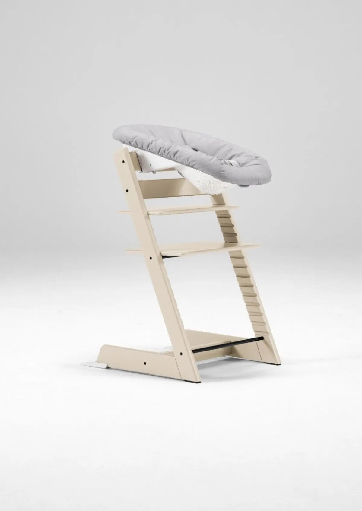 Stokke Meegroeistoelen * Tripp Trapp Vanilla White + Newborn Set Wit
