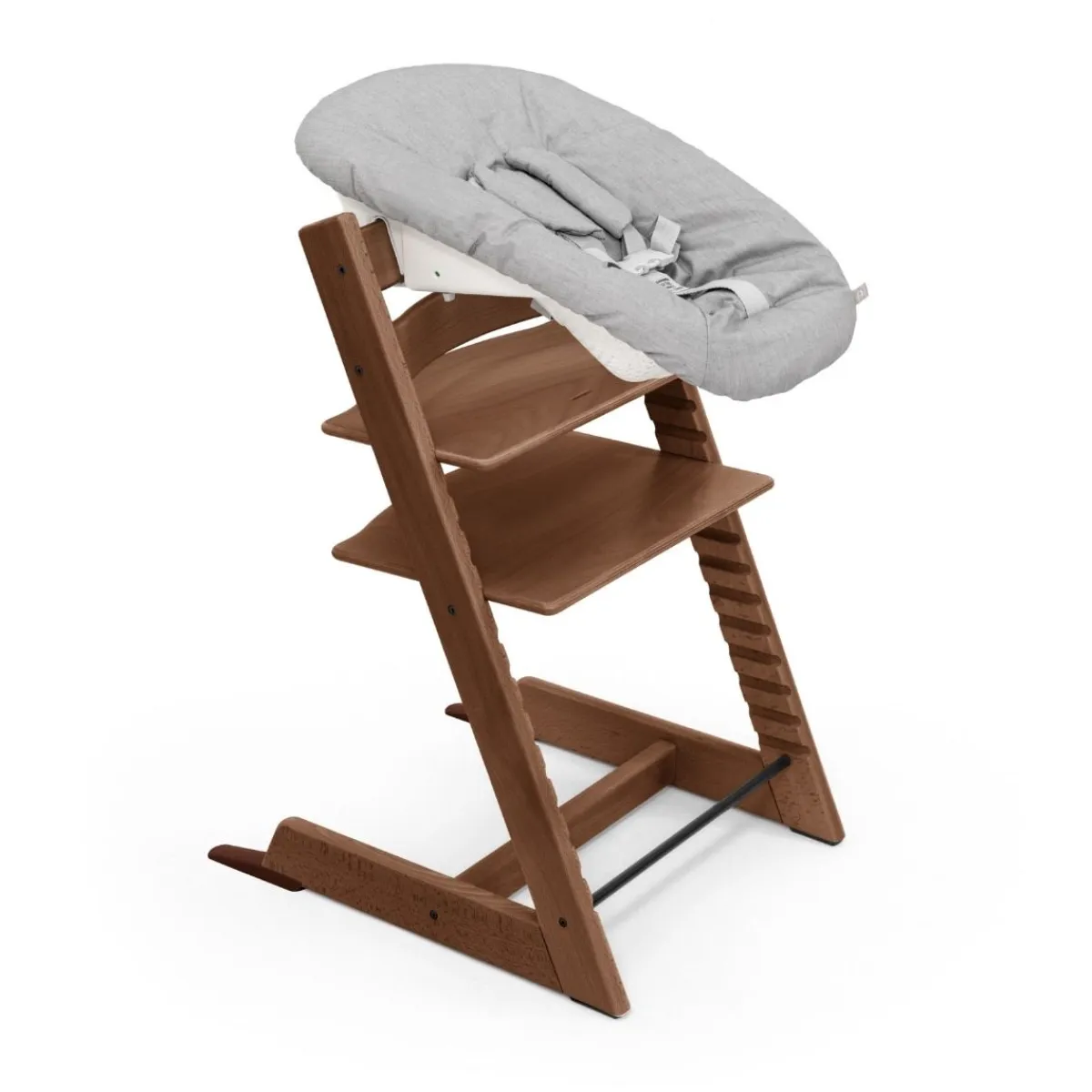 Stokke Meegroeistoelen * Tripp Trapp Warm Brown + Newborn Set Bruin
