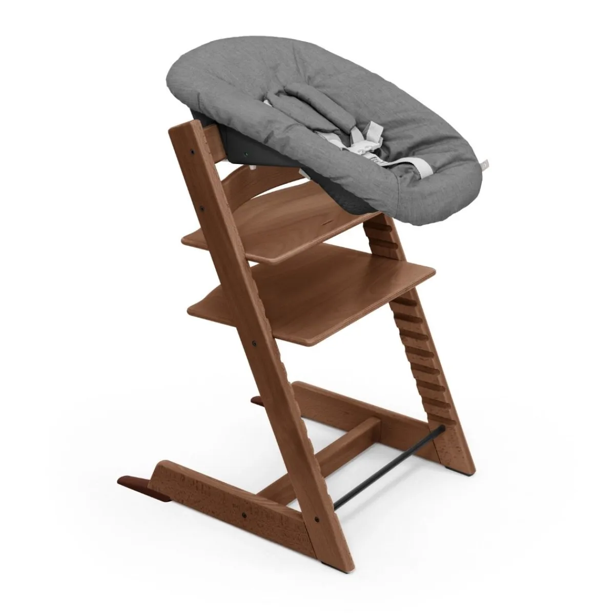 Stokke Meegroeistoelen * Tripp Trapp Warm Brown + Newborn Set Anthracite Bruin