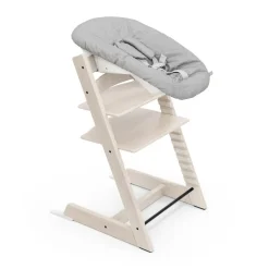 Stokke Meegroeistoelen * Tripp Trapp White wash + Newborn Set Wit