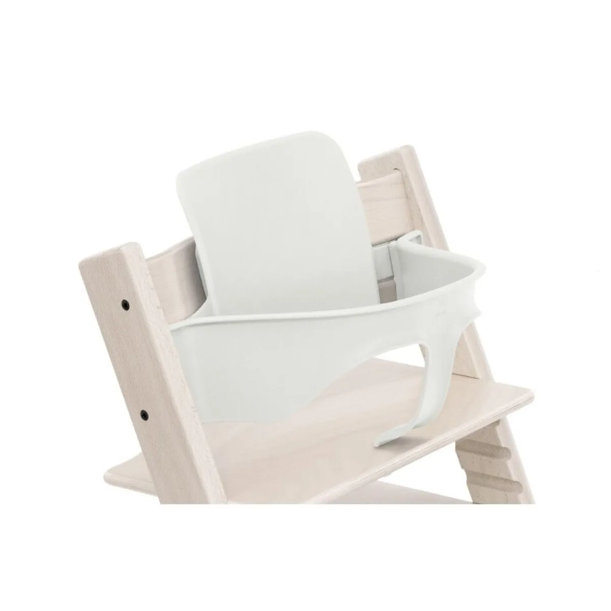Stokke Meegroeistoelen * Tripp Trapp White Wash Incl. BabySet² Wit