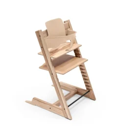 Stokke Meegroeistoelen * Tripp Trapp Wild Wood Incl. BabySet² Naturel