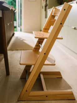 Stokke Meegroeistoelen * Tripp Trapp Wild Wood Incl. BabySet² Naturel