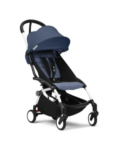 Stokke Alle Buggy's * YOYO³ Buggy Air France Blue – White Frame Blauw