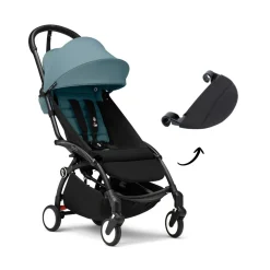 Stokke Alle Buggy's * YOYO³ Buggy Aqua – Black Frame Blauw