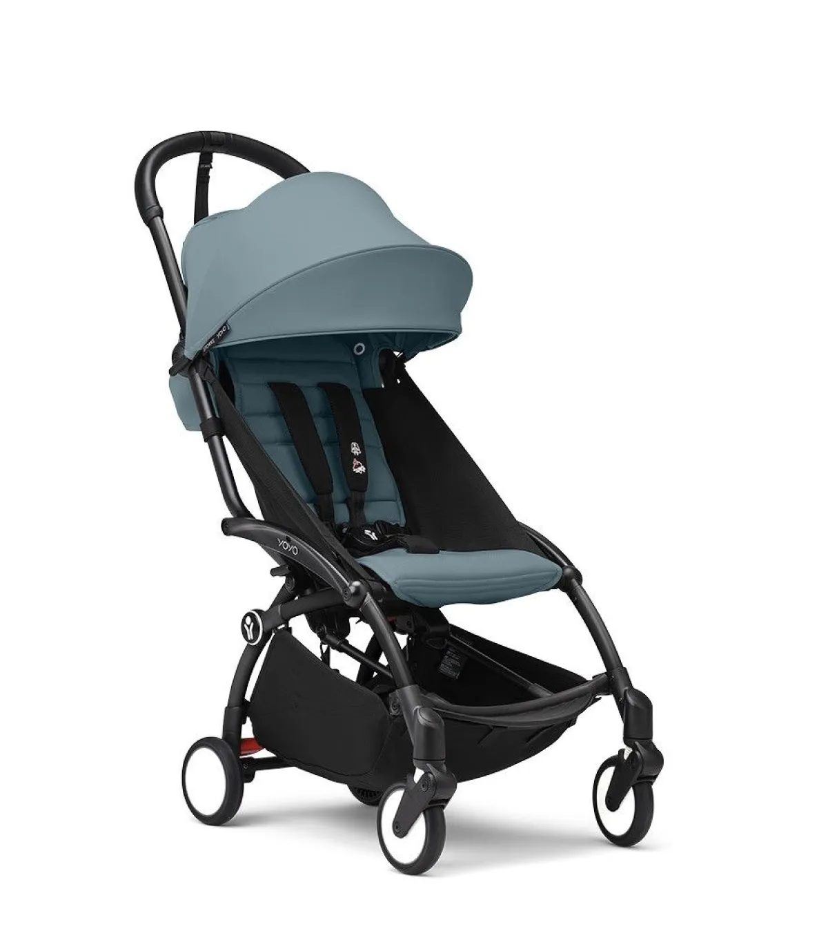 Stokke Alle Buggy's * YOYO³ Buggy Aqua – Black Frame Blauw