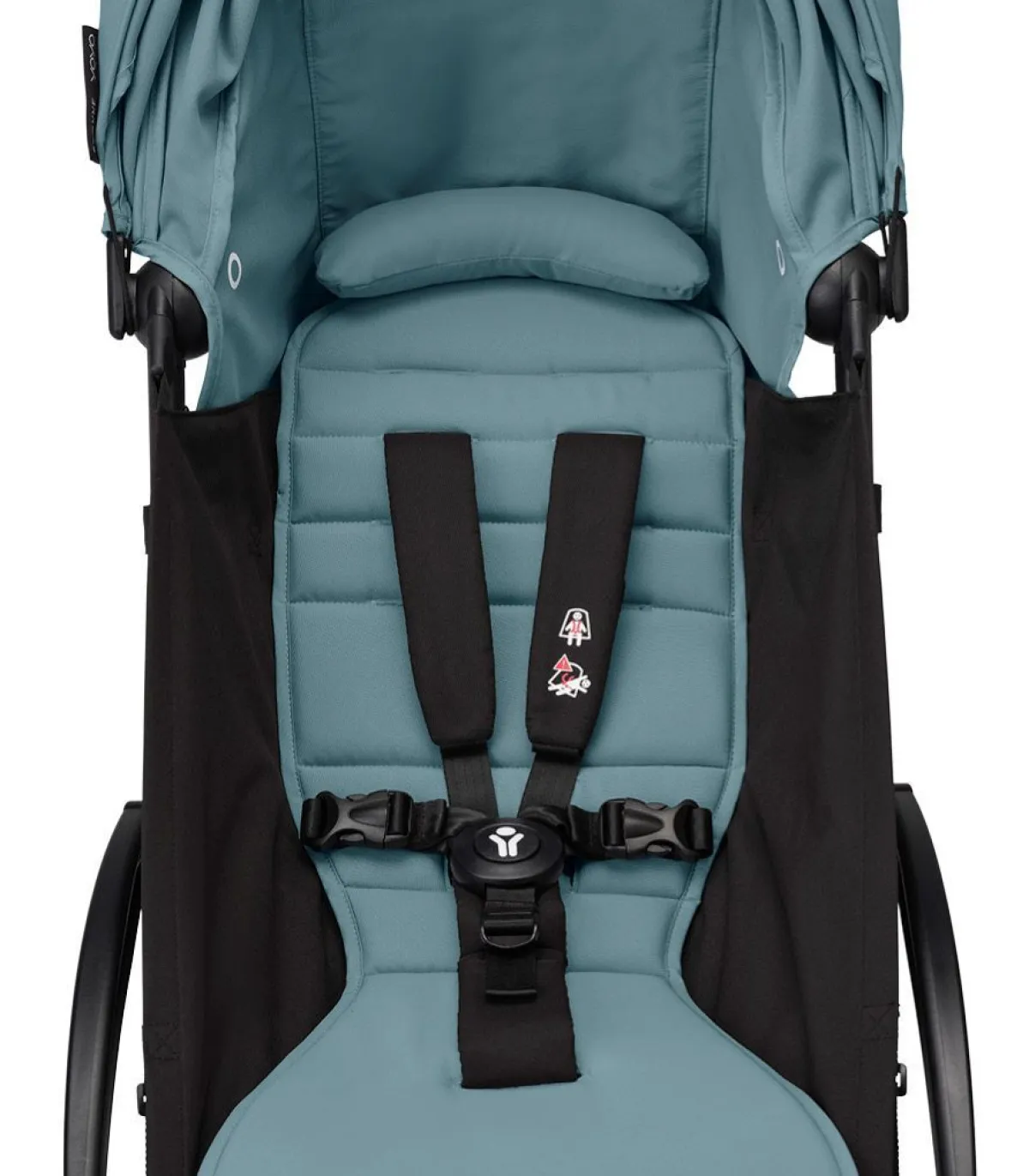 Stokke Alle Buggy's * YOYO³ Buggy Aqua – Black Frame Blauw
