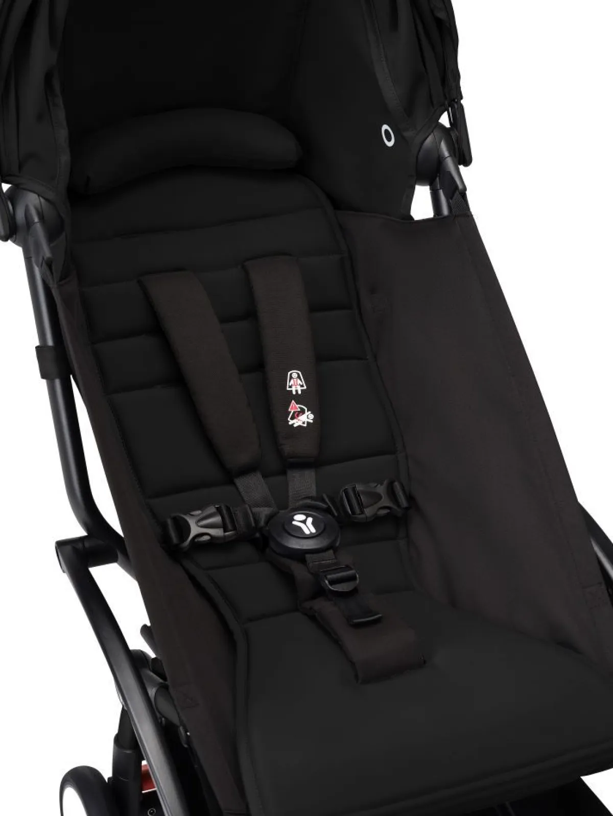 Stokke Alle Buggy's * YOYO³ Buggy Black – White Frame Zwart