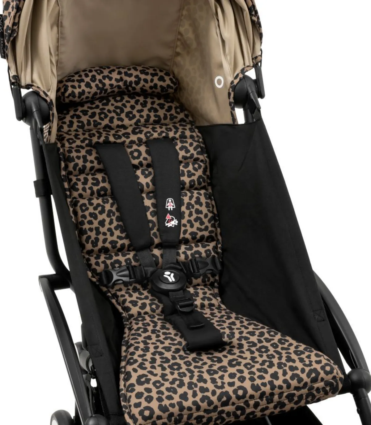 Stokke Alle Buggy's * YOYO³ Buggy Leopard – Black Frame Multicolor